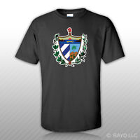 Cuba Shield Crest Coat Of Arms Cuban Country Born Heritage CUB CU Men's T-Shirt