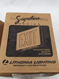 Lithonia LRP 1 GC 120/277 EL N PNL Red Letter Face - Picture 1 of 5