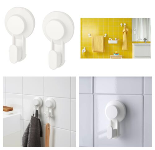 IKEA TISKEN Hook With Suction Cup 2 Pack Bathroom/Kitchen 703.812.75