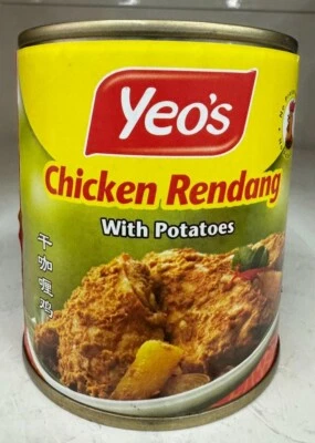 YEO's Rendang de Pollo con Patatas / Rendang Ayam Ubi Kentang 280 g - 3 Enlatadas Foto 1 de 4