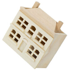 Decorative House Model Wooden Villa Model Miniature House Landscape