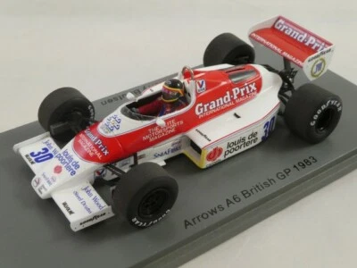 Spark Arrows A6 #30 Thierry Boutsen British GP 1983 1/43 S5790 - Immagine 1 di 3