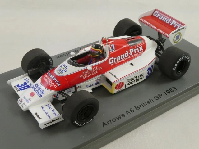 Spark Arrows A6 #30 Thierry Boutsen British GP 1983 1/43 S5790 - Immagine 1 di 3