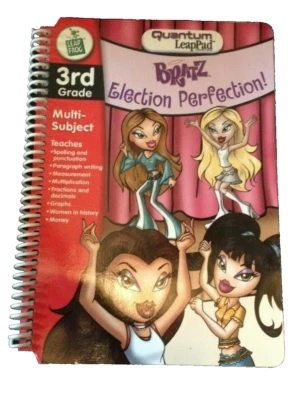 Quantum LeapPad Bratz Election Perfection! Book~USED~Third 3rd Grade Leap Frog - Image 1 of 2