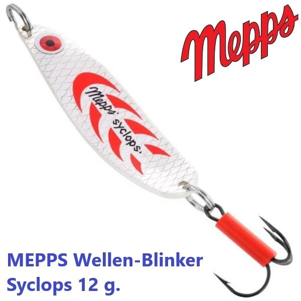 MEPPS Wellen-Blinker Syclops Gr. 1- 12g; Kunstköder für Barsch, Hecht, Zander - Bild 1 von 1