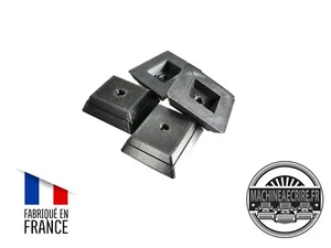 Lot de 4 pieds Neuf pour Machine à écrire Underwood Noiseless 7 et 77 adaptable - Picture 1 of 12