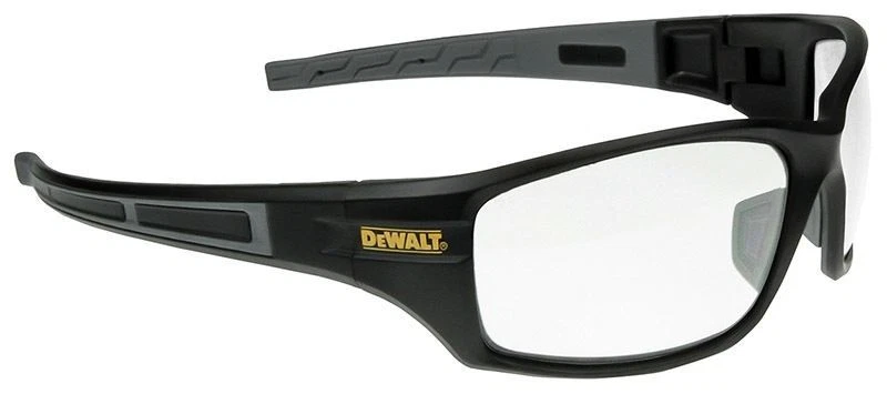 DeWalt Auger Safety Glasses with Black Frame and Clear Lens ANSI Z87 - Изображение 1 из 1