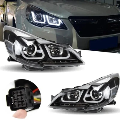 Faro LED para Subaru Outback Legacy 2010-2015 DRL señal proyector lente lámpara Foto 1 de 4