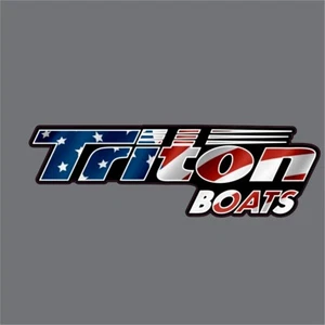 700-107 Triton American Flag Carpet Graphic Decal Sticker for Fishing Bass Boats - Bild 1 von 1