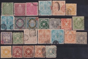 F-EX16939 JAPAN NIPPON REVENUE STAMPS LOT ALL DIFFERENT. - Picture 1 of 1