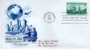COMMEMORATING U. S. WORLD'S FAIR - 1964 - DC1746 - Picture 1 of 1