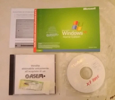 Windows XP Home SP1 +  CD SP3 +  sticker licenza - USATO ed ATTIVABILE - Immagine 1 di 4