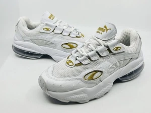 Puma Cell Venom Women's Size 7.5 Running Shoes Puma White/Gold 371428 01 - Picture 1 of 7