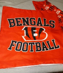 Cincinnati Bengals 18x18 offizielle Kissenbezüge. 2 Stück. Neu - Bild 1 von 9