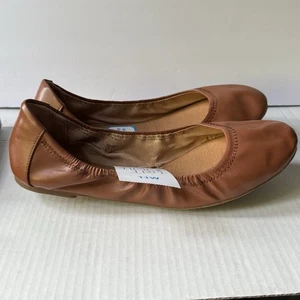 Time and Tru Brown Shoes Women’s Size 11 Wide Loafers Slip On New - Picture 1 of 8