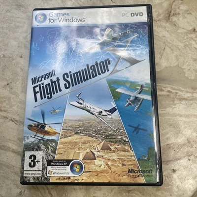 DVD-ROM MICROSOFT FLIGHT SIM X, como nuevo Windows Vista, PC, Windows XP CIB Foto 1 de 4