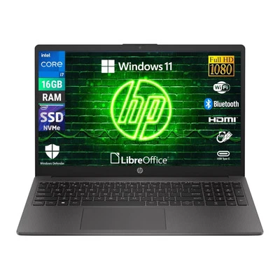 Notebook Pc Portatile HP 250 G10 Intel i7-1355U Ram 16GB SSD 512GB Win 11 Pro - Immagine 1 di 4