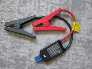 Jumper Cable with polarity protection circuit status Alligator Clamps - Picture 1 of 3