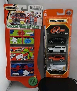 MATCHBOX CITY ADVENTURE II / 5 PACK NEW IN BOX & 2001 Matchbox Secret Santa Cars - Picture 1 of 10