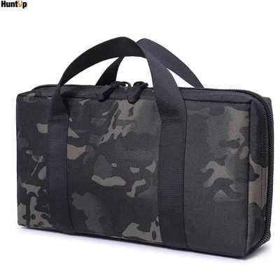 Tactical Pistol Case Handgun Bag Hunting Shooting Range Gun Magazine Carry Pouch - Image 1 of 4