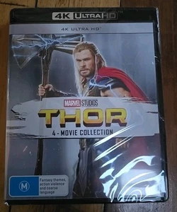 Thor - 4 Movie Collection (4K UHD, 2022) Brand New & Sealed Marvel Region Free - Picture 1 of 2