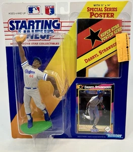 STARTING LINEUP FIGURE DODGERS DARRYL STRAWBERRY 1992 SEALED - Picture 1 of 3