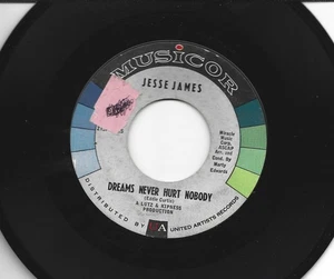 N.S. POPCORN bw DEEP SOUL 45 - JESSE JAMES - DREAMS NEVER HURT NOBODY -HEAR 1961 - Picture 1 of 2