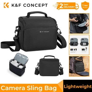 K&F Concept Small Camera Sling Bag for DSLR/Mirrorless Waterproof Shoulder Bag - Picture 1 of 13