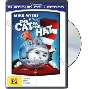 Dr. Suess' The Cat in the Hat (DVD, 2003) PAL Region 4 (Mike Myers) Platinum - Picture 1 of 5