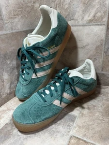 Adidas Gazelle Green Suede #133642488 Sneaker Men's Size 7 Preowned - Picture 1 of 8