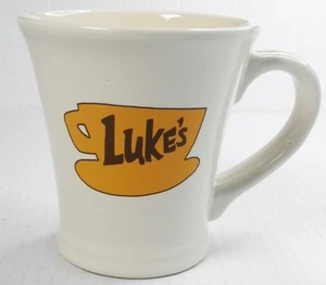 Luke's Diner Stars Hollow Gilmore Mädchen Offizieller Kaffeebecher Tasse. Cremeweiß Exc - Bild 1 von 4