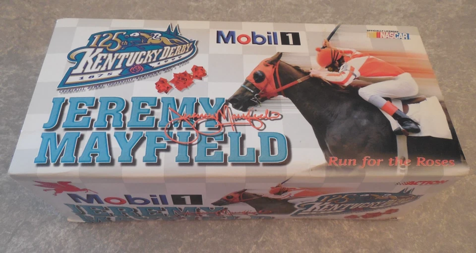 NASCAR, JEREMY MAYFIELD #12 MOBIL 1 125TH KENTUCKY DERBY 1999 FORD TAURUS LTD ED - Image 1 of 4