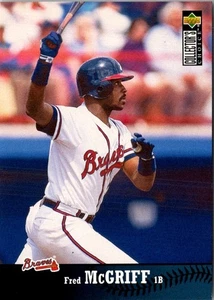 1997 Collector's Choice Fred McGriff #30 Atlanta Braves Baseball Card - Picture 1 of 2
