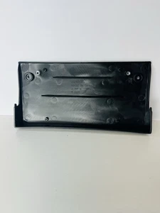 Soporte de matrícula delantero de repuesto de plástico negro 12”X6”X2” exterior de coche - Imagen 1 de 7