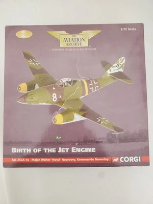 Corgi Aviation Archive AA35706 Messerschmitt Me 262A-1a With Box. Some box damag - Image 1 of 4