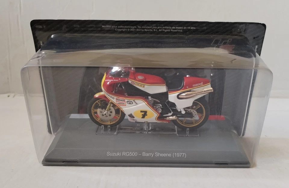 铃木 RG500 GP1977,1/18 MOTOGP 摩托车,BARRY SHEENE,ALTAYA — 第 1/4 张图片