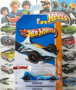 Hot Wheels 2013 #79 Cloud Cutter™ BABY BLUE,2NDCOLOR,NEW CASTING,ORANGERIM,OH5SP - Picture 1 of 6