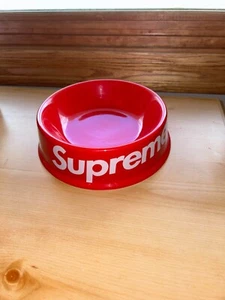 SS11 Supreme Dog Bowl - Red - 2011 Box Logo RARE OG Supreme Accessory - NEW - Picture 1 of 2