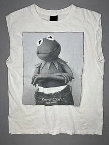 Camiseta De Colección Kermit “The Frog” Clein Under Where Cut Off Cambia Grande RARA - Imagen 1 de 8