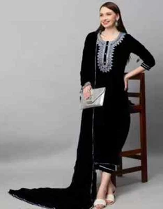 Conjunto de traje para mujer de diseñador paquistaní Kurti indio Bollywood Salwar Kameez - Imagen 1 de 5