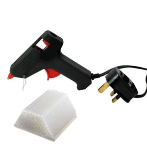 Mini Glue Gun Electric + 50 Hot Melt Glue Sticks - Picture 1 of 11
