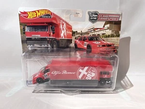 Hot Wheels Team Transport #53 Alfa Romeo 155 V6 Ti & Fleet Flyer - Picture 1 of 7