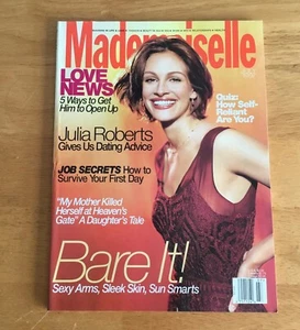 Mademoiselle Magazine July 1997 Julia Roberts Cover No Label Newsstand - Picture 1 of 2