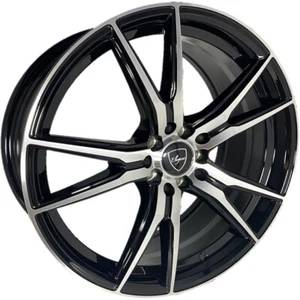 4 Wheels 18" E001 18x7.5 5x114.3 Black 35ET 72.6CB (E001-1851435GBM) - Picture 1 of 3