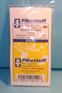 PASOS DE CONCRETO A ESCALA N (2 CADA UNO) #541-8110 por pikestuff (productos de riz) - Imagen 1 de 3