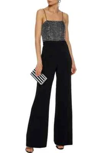 Alice + Olivia Mannie Overall mit Kristallverzierung, neu mit Etikett, Größe 2, Einzelhandel 795,00 $ - Bild 1 von 10