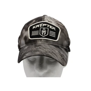 KRYPTEK Gris Negro Sombrero Gorra Negro Bordado Militar Bandera de Estados Unidos Parche - Imagen 1 de 11