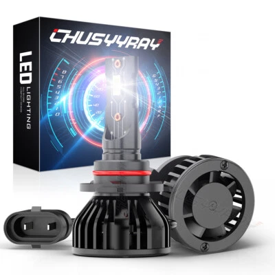 Par de faros LED 6000K 9005 HB3 bombillas de haz alto para Saab 9-2X 2005 2006 Foto 1 de 4