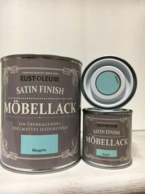 RUST-OLEUM Möbellack Satin Finish, einfach streichen ohne Altfarbe zu entfernen - Bild 1 von 4