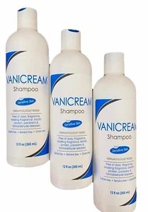 3 Pack of Vanicream Sensitive Skin/Free & Clear SHAMPOO Dye & Sulfate Free 12oz - Picture 1 of 4